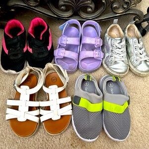 TODDLER GIRLS SHOE BUNDLE SIZE 8!